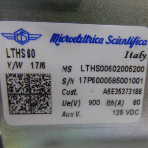Microelettrica Scientifica Schütz LTHS 60 LTHS00602005200 125VDC OVP