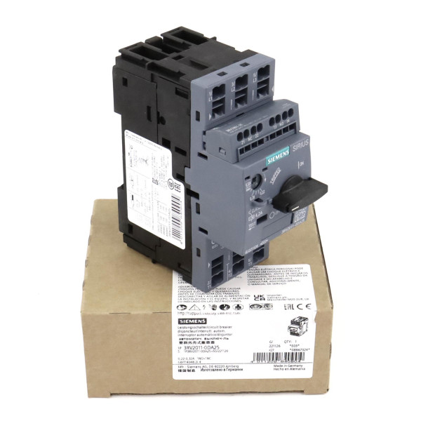 Siemens Leistungsschalter 3RV2011-0DA25 OVP