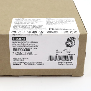 Siemens Leistungsschalter 3RV2011-0DA25 OVP