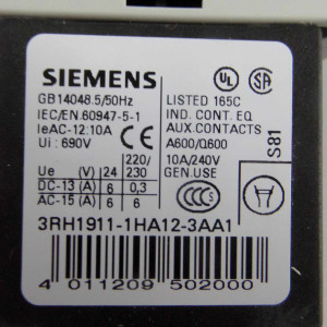 Siemens Schütz 3RT1015-1BB44-3MA0 24V OVP