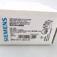 Siemens Leistungsschalter 3RV1011-0KA10 OVP