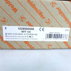 Weidmüller Bolzenklemme WFF 120 1028500000 (5Stk.) OVP