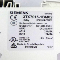 Siemens Eingangskoppler mit steckbaren Relais 3TX7015-1BM02 (5Stk.) OVP