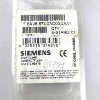 Siemens SIMATIC HMI CF-Speicherkarte 6AV6574-2AC00-2AA1 OVP
