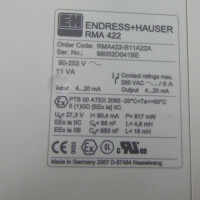 Endress+Hauser Prozessmessumformer RMA 422 RMA422-B11A22A GEB