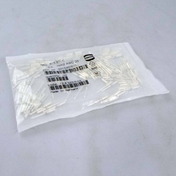 Harting Crimpkontakt, Stecker R15-STI-C 09150006103 (100Stk.) OVP