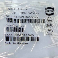 Harting Crimpkontakt, Stecker R15-STI-C 09150006103 (100Stk.) OVP