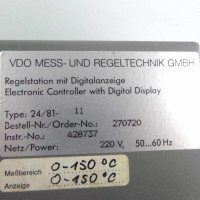 VDO Regelstation 24/81-11 270720 220V 0-150°C GEB