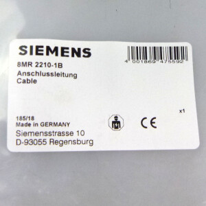 Siemens Anschlussleitung 8MR 2210-1B OVP