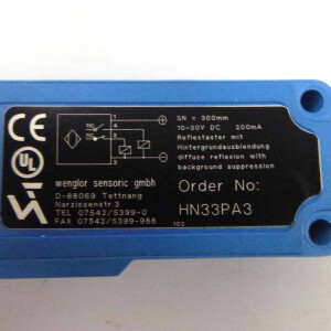 wenglor Reflextaster HN33PA3 GEB