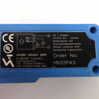 wenglor Reflextaster HN33PA3 GEB
