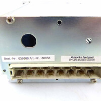 Gericke Netzteil 54008.00354-50/96 039660 60656 GEB