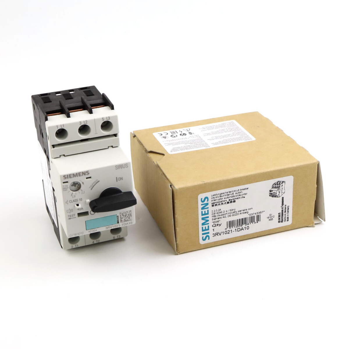 Siemens Leistungsschalter 3RV1021-1DA10 OVP