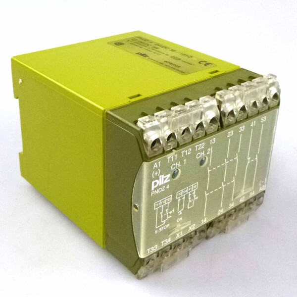 Pilz Not-Aus Schaltgerät PNOZ 4 24V DC 3S1S1Ö 474995 GEB