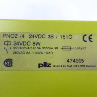 Pilz Not-Aus Schaltgerät PNOZ 4 24V DC 3S1S1Ö 474995 GEB
