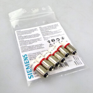 Siemens LED-Lampe 3SB3901-1CA (6Stk.) rot NOV