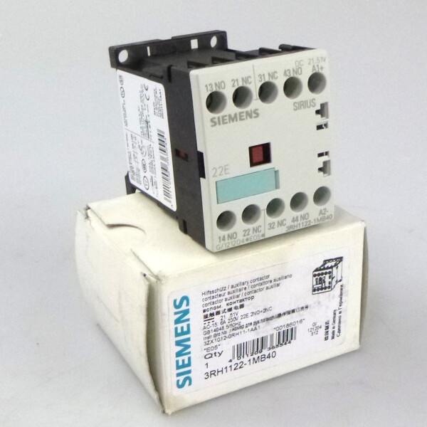 Siemens Hilfsschütz 3RH1122-1MB40  OVP