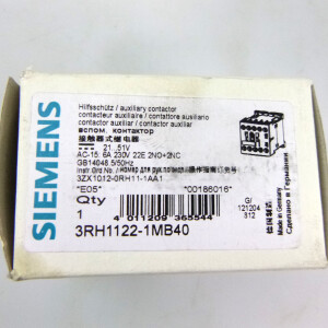 Siemens Hilfsschütz 3RH1122-1MB40  OVP