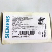Siemens Hilfsschütz 3RH1122-1MB40  OVP