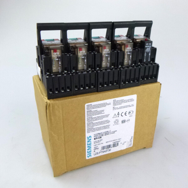 Siemens Steckrelais LZS:PT5A5T30 (5Stk.) OVP