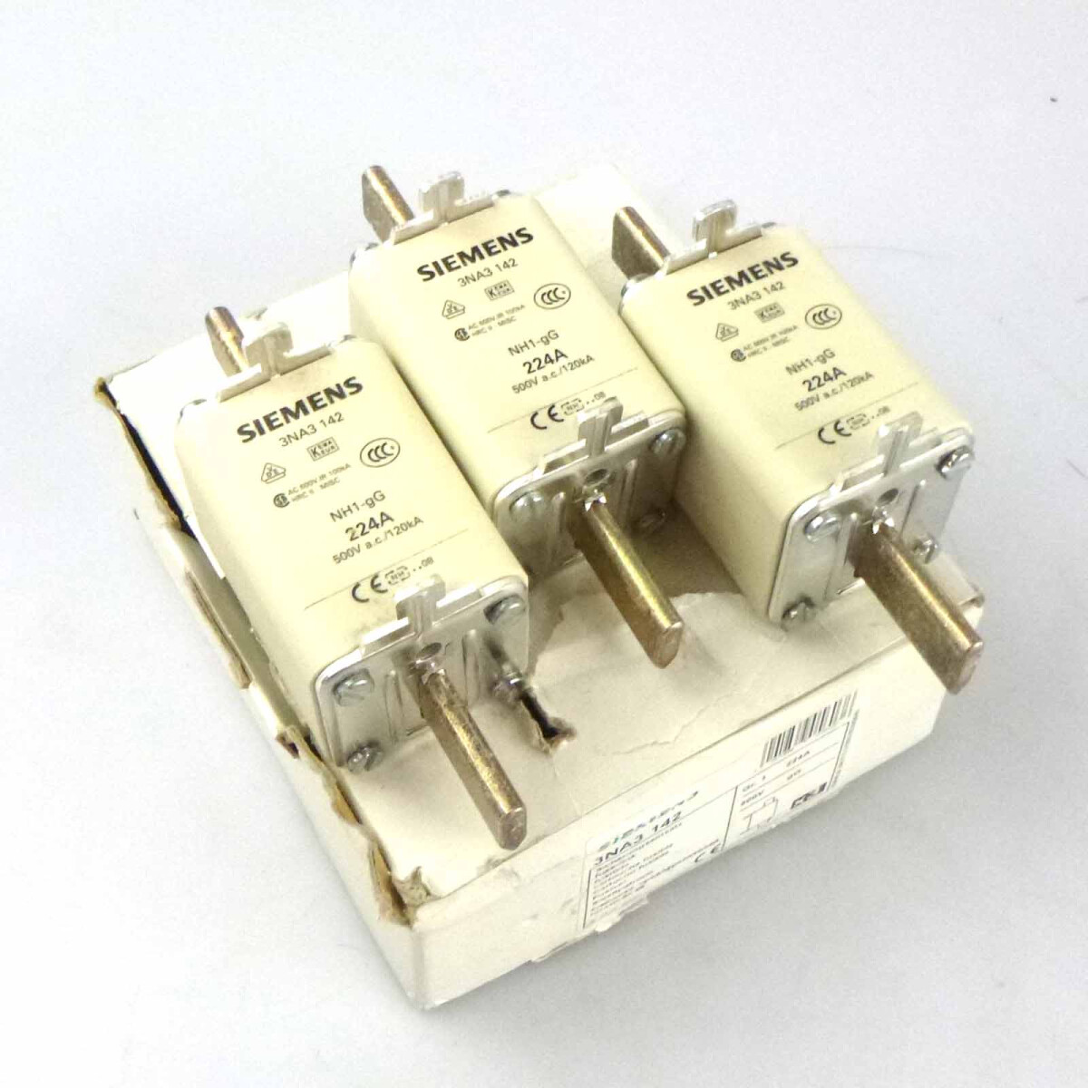 Siemens Sitor Sicherungseinsatz 3NA3 142 (3Stk.) OVP