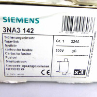 Siemens Sitor Sicherungseinsatz 3NA3 142 (3Stk.) OVP