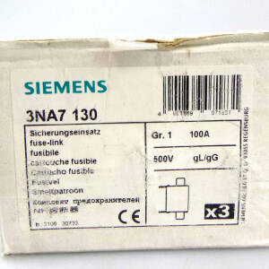 Siemens NH-Sicherungseinsatz 3NA7130 (3Stk.) OVP