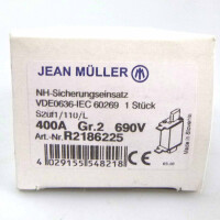 Jean Müller NH-Sicherungseinsatz R2186225 400A 690V OVP