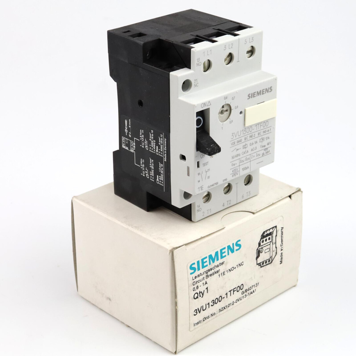 Siemens Leistungsschalter 3VU1300-1TF00 OVP