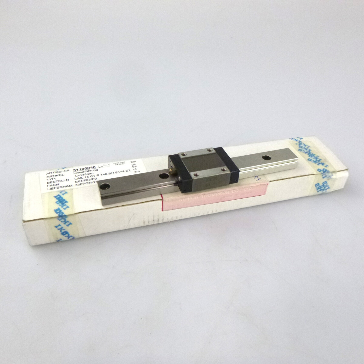 IKO Linearführung LWL 15 C1 R 148-BH OVP