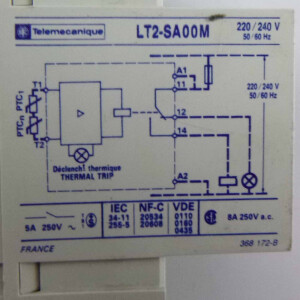 Telemecanique Thermistor-Relais LT2-SA00M 220/240V GEB