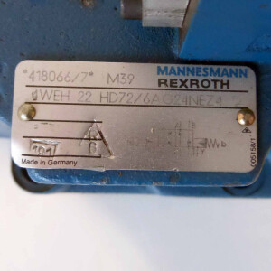 MANNESMANN REXROTH Steuerblock 4WEH 22 HD72/6AG24NEZ4 GEB