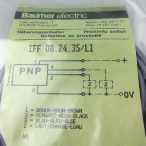 Baumer electric Näherungsschalter IFF 08.24.35/L1 OVP