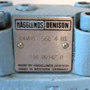Hägglunds Denison Hydraulikblock, Hydraulikventil, C4V06 560 4 B1 GEB