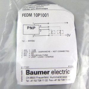 Baumer electric Sensor Optoelektronisch FEDM 10P1001 OVP