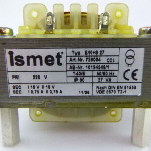 ismet Netzdrossel E/K+S 27 NOV