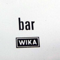 WIKA Manometer, Druckanzeige 0-40 bar NOV