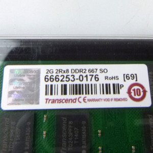 Transcend Arbeitsspeicher SO-DIMM JM667QSU-2G 2GB DDR2 667 SIE