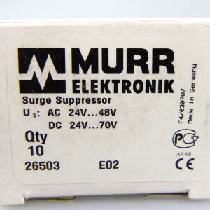 Murr elektronik Schaltgerätentstörmodul 26503 (10Stk.) OVP