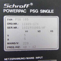 Schroff Powerpac PSG Single Netzgerät PSG 105 11005-174 GEB