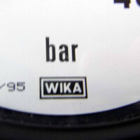 WIKA Manometer, Druckanzeige 0-400 bar Ø 100mm OVP