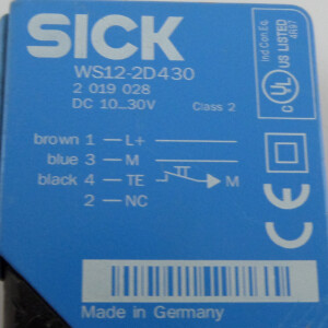 SICK Reflexions Lichtschranke WS12-2D430 2019028 GEB