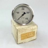WIKA Glycerinmanometer 213.53.100 0-400bar 9023410 Ø 100mm OVP