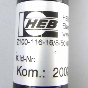 HEB Rundzylinder Z100-116-16/8/50,00-206/B1 20028349/1 NOV