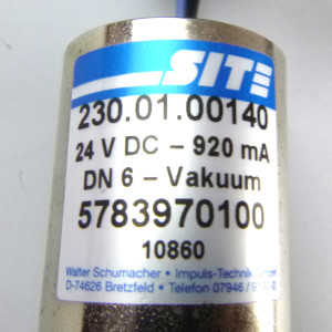 SIT Vakuumventil 230.01.00140 24 V DC - 920mA NOV