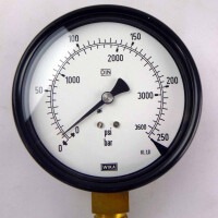 WIKA Manometer 0-250bar Ø 95-100mm NOV