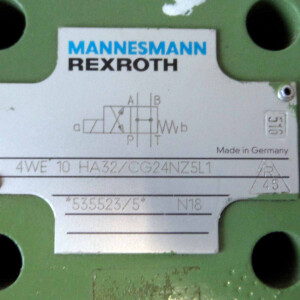 Rexroth Mannesmann Druckreduzierventil 4 WE 10 HA 32/CG24NZ5L1 GEB