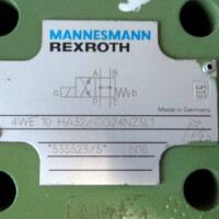 Rexroth Mannesmann Druckreduzierventil 4 WE 10 HA 32/CG24NZ5L1 GEB