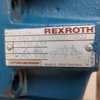 Rexroth Hydronorma Wege-Schieberventil H-4 WEH 16 D51/6AW220-50NZ4 + 4 WE 6 D51/AW220-50NZ4 GEB