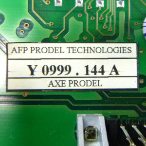AFP PRODEL Achskarte Seriell Y0999.144A 9937 143 AC GEB